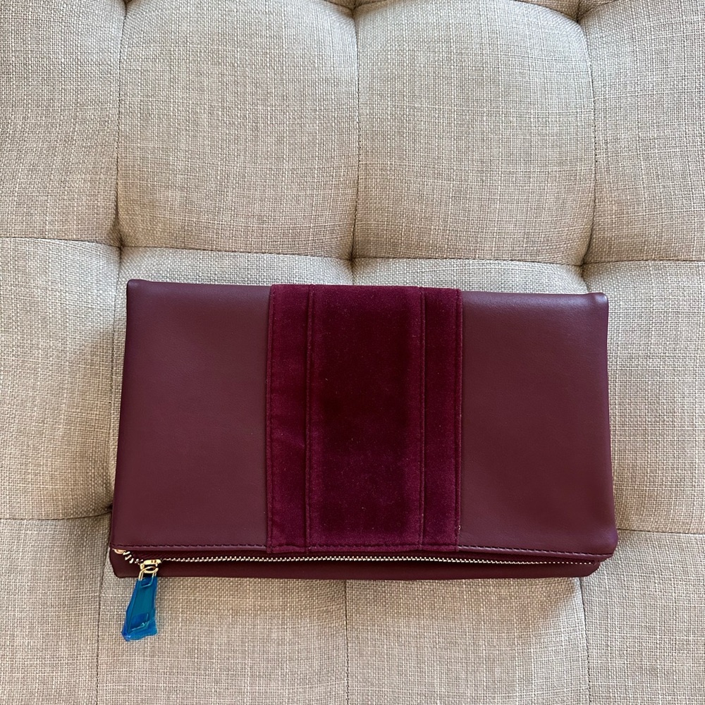 Summer & Rose Burgundy Clutch